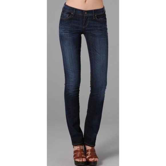 Citizens of Humanity Ava Low Rise Straight Leg Dark Wash Jeans‎ Size 30 - Picture 1 of 10